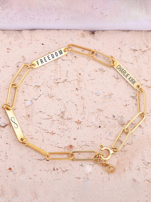 Charlie Kirk Commemorative Bracelet