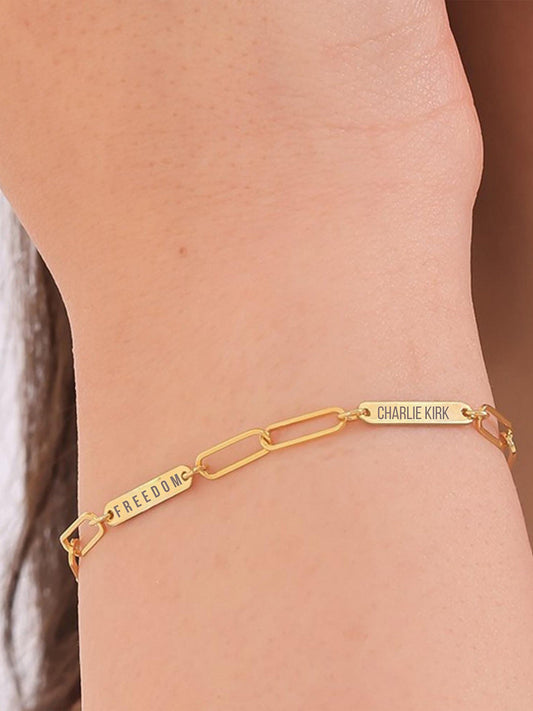 Charlie Kirk Commemorative Bracelet