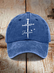 Unisex Freedom Cross Faith Hat
