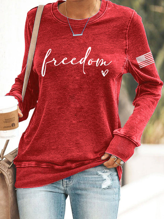 Women's Freedom Charlie Kirk Sweatshirt