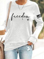 Women's Freedom Charlie Kirk Sweatshirt