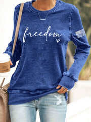 Women's Freedom Charlie Kirk Sweatshirt