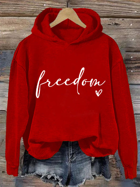 Women's Freedom Charlie Kirk Hoodie