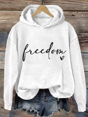 Women's Freedom Charlie Kirk Hoodie