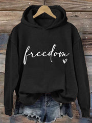 Women's Freedom Charlie Kirk Hoodie