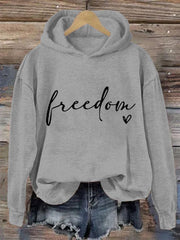 Women's Freedom Charlie Kirk Hoodie