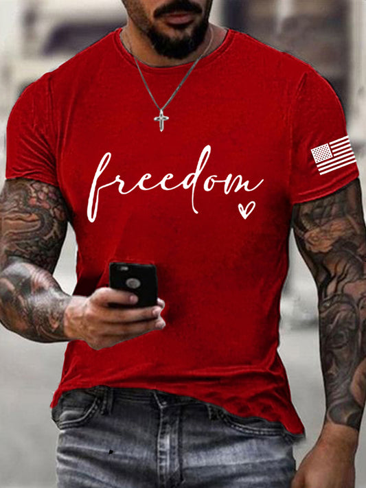 Men's Freedom Charlie Kirk Tee