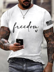 Men's Freedom Charlie Kirk Tee