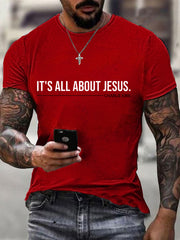 Men's It's All About Jesus Charlie Kirk Tee