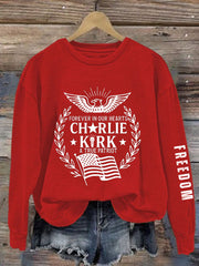 Women's Freedom Is Not Free R.I.P Charlie Kirk Sweatshirt