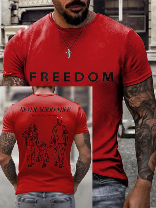 Men's Charlie Freedom Printed T-shirt