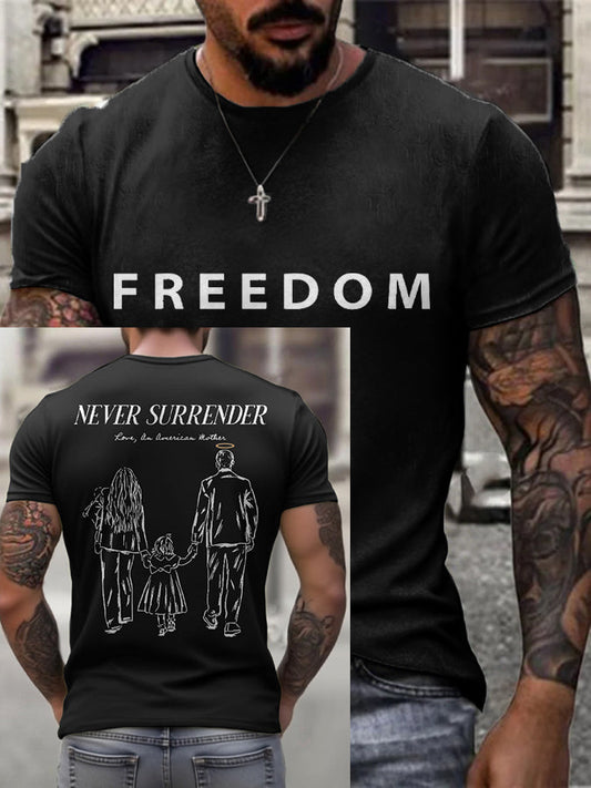 Men's Charlie Freedom Printed T-shirt