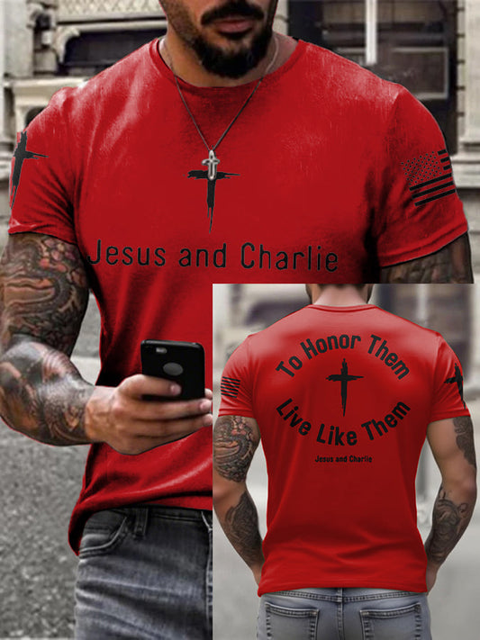 Men's Charlie Freedom Printed T-shirt