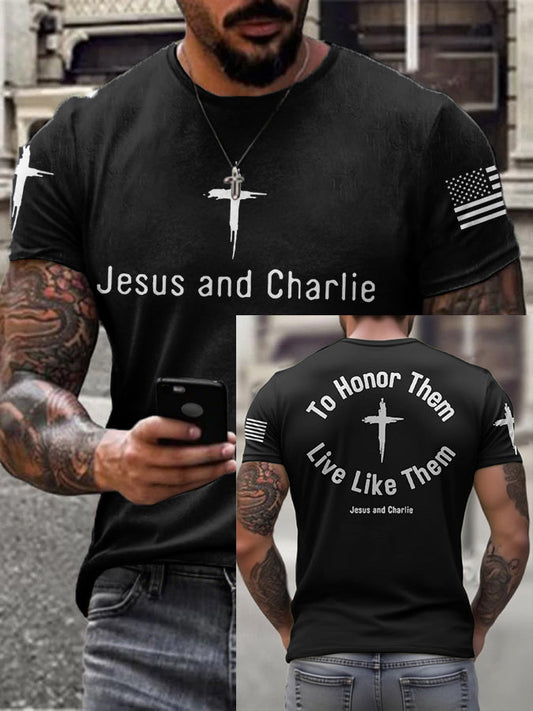 Men's Charlie Freedom Printed T-shirt