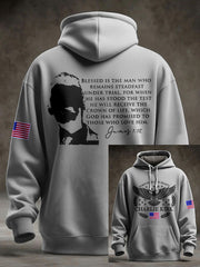 Men's Freedom True Patriot Memorial Printed Hoodie