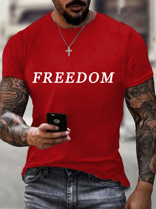 Men's God, Family, Country. In That Order Freedom Charlie Kirk Tee