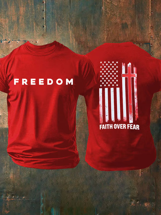 Men's Freedom Is Not Free R.I.P Charlie Kirk Short Sleeve T-shirt