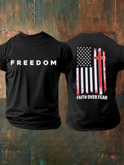 Men's Freedom Is Not Free R.I.P Charlie Kirk Short Sleeve T-shirt