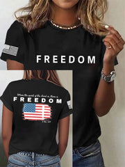 Women's Freedom Is Not Free R.I.P Charlie Kirk  Short Sleeve T-Shirt