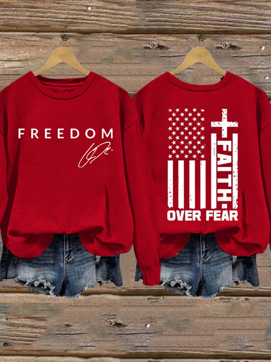 Women's Freedom Is Not Free R.I.P Charlie Kirk sweatshirt