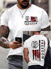 Men's Freedom Is Not Free R.I.P Charlie Kirk Short Sleeve T-shirt